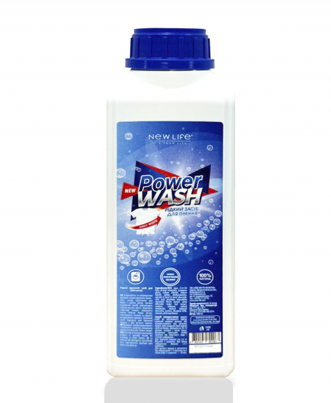 РІДКИЙ ЗАСІБ ДЛЯ ПРАННЯ БІЛИХ РЕЧЕЙ | POWER WASH | 1000 ml