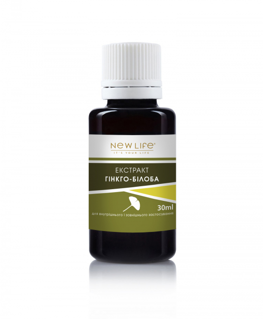 РОСЛИННИЙ | ЕКСТРАКТ | ГІНКГО-БІЛОБА | 30 мл